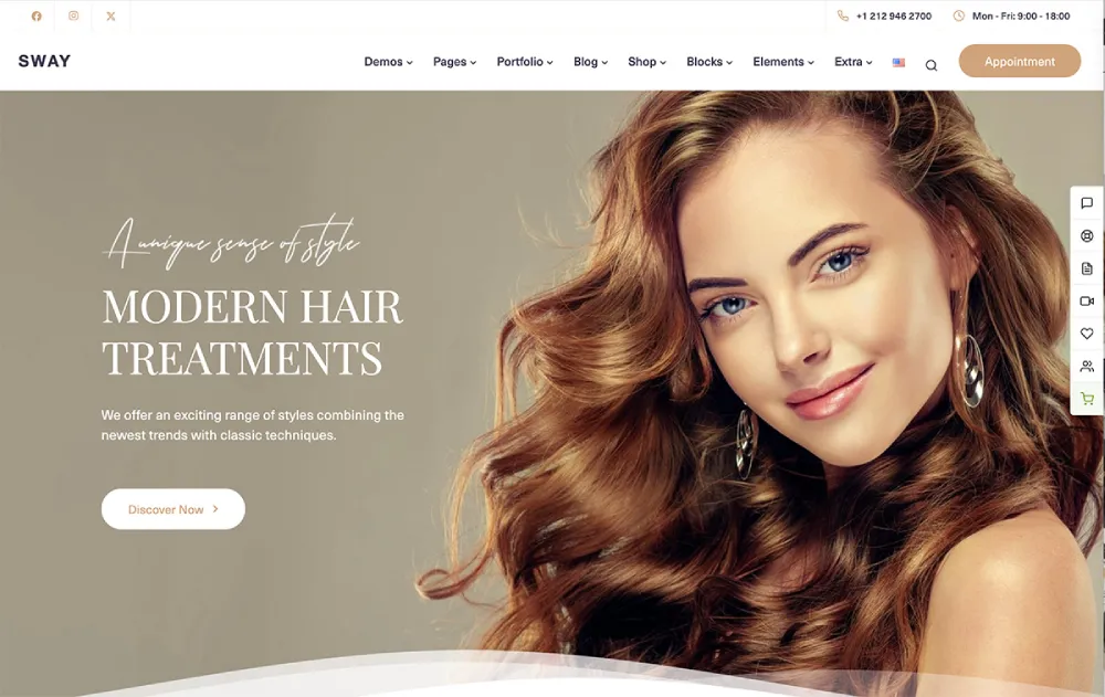 ویژگی های ضروری در طراحی سایت سالن زیبایی