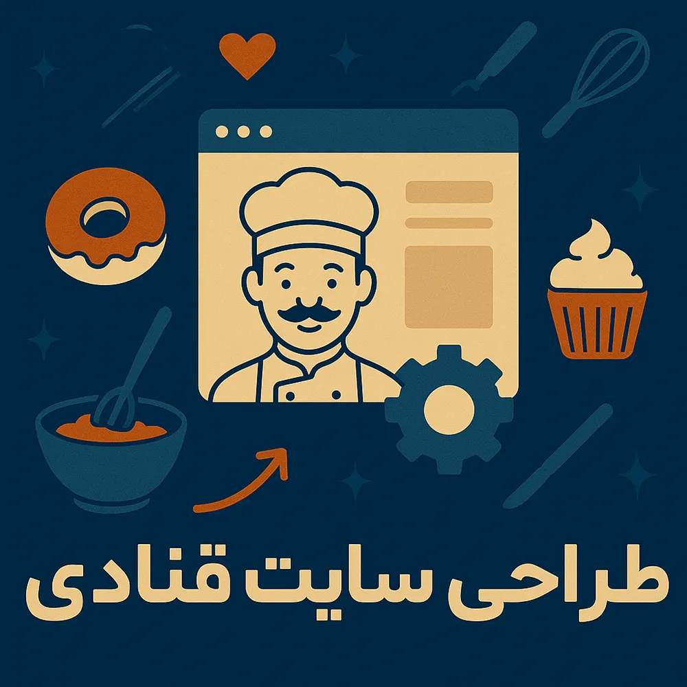 طراحی سایت شیرینی فروشی