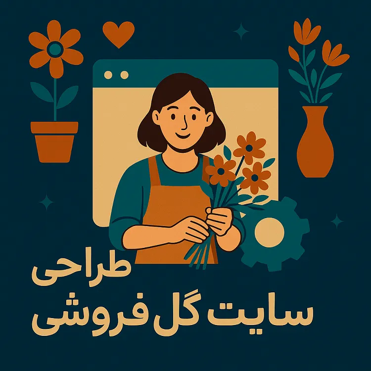 طراحی سایت فروشگاه اینترنتی گل و گیاه