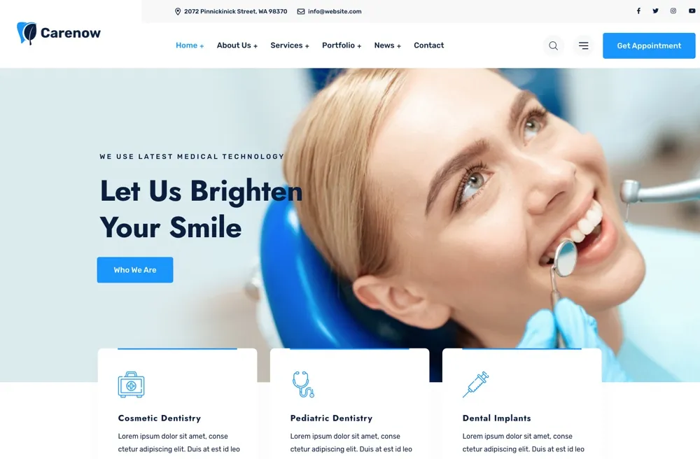 طراحی وبسایت دندانپزشکی در قزوین